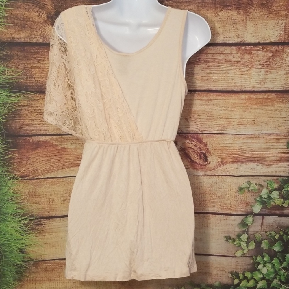 ๐2/$16.89 Rue21 Mini Dress Peach Size L - Picture 4 of 6